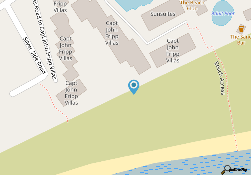 Ocean Front Captain John Fripp Viilas - Awesome Ocean Views!!! map location