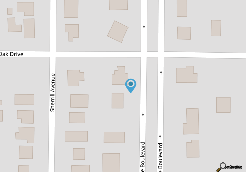 3 BR, 2BA beach home located just two blocks from the beach - Accidentally Ours map location