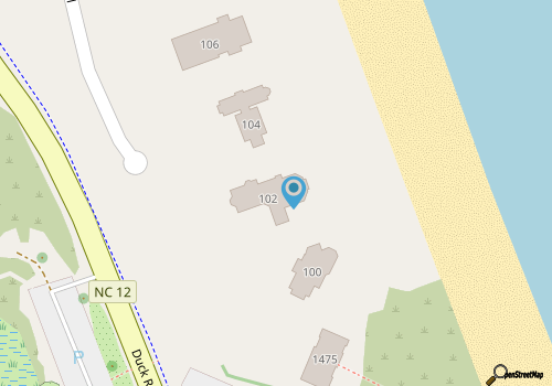 OCEANFRONT, Amazing Ocean and Sound Views, Scrnd Porch, PM1, Ariel map location