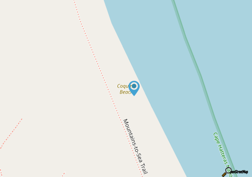 Outer Banks (OBX) Horseback map location