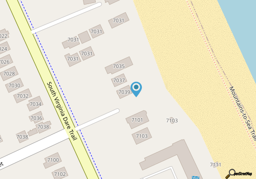 Spacious ocean front house with spectacular views in Nags Head with Elevator map location