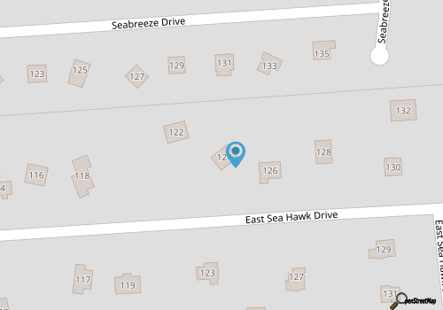 Contemporary home with lots of decks and porches and surrounded by plenty of safe play area. map location