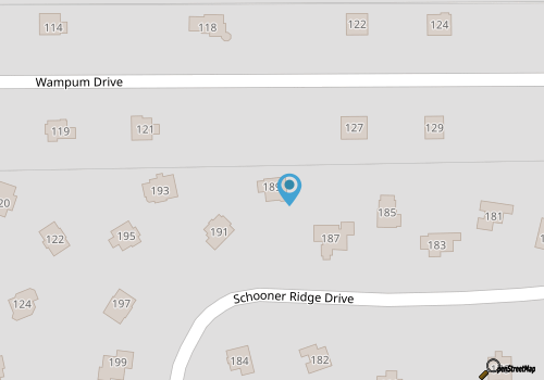 Pet-friendly vacation home in Schooner Ridge where you can relax and unwind on island time map location