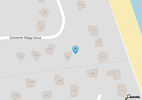 Windward Watch - 6 BR Semi-Oceanfront Home in Schooner Ridge Duck w/Private Pool map location