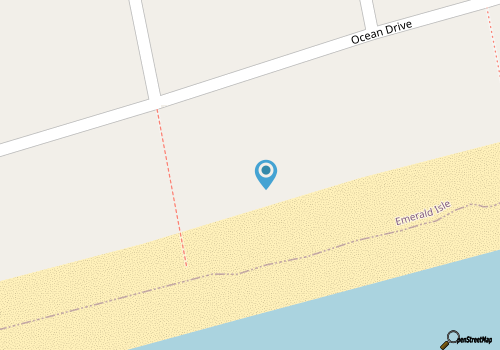 A Southern Exposure, Oceanfront House in Emerald Isle, NC! map location
