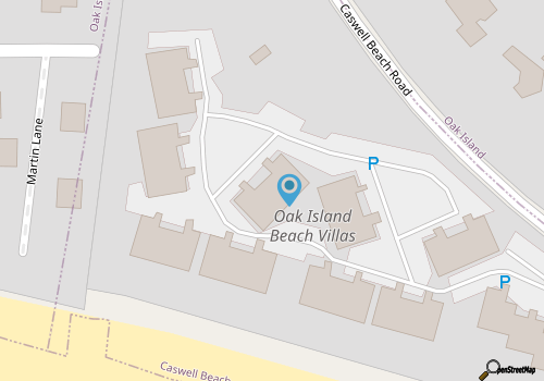 Snowbird friendly top-floor condo with high-speed internet, ocean view balcony map location
