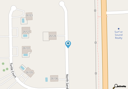 NEW listing~ Outer Banks Beach Escape w/ private beach access map location