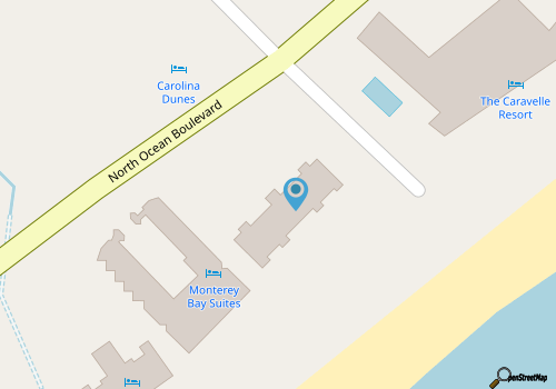 Luxury Oceanfront Three Bedroom Two Bath Condo at Carolina Dunes! (2nd Floor) map location