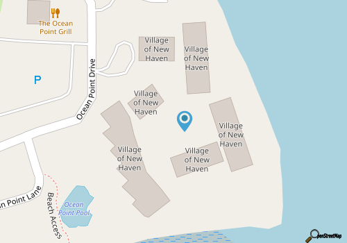 Oceanfront Villa with sunrise views.  Watch dolphins from your private balcony! 631 Newhaven Court map location