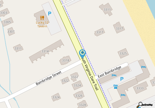 407 - Nags Head - 1 Lot From the Ocean and Diagonal to the Nags Head Pier! map location