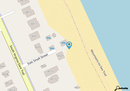 Coastal Dune 3: Oceanfront Cottage on the Sand in Nags Head! map location