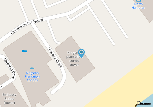 Direct Ocean Front 509SHampton-Full Amenity Access map location