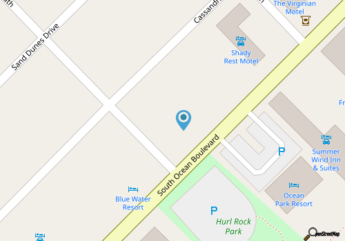 Bluewater Resort V110A – Your Myrtle Beach Getaway map location