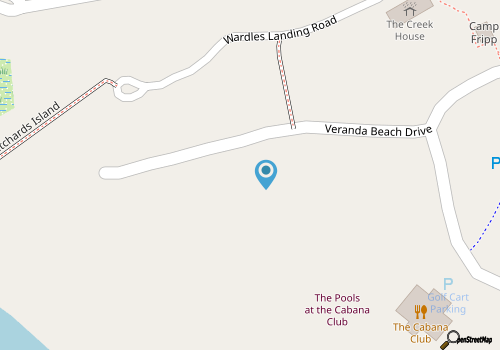 Seaside Zen -- Charming 3-Bedroom Home, adjacent to Cabana Club Pools map location