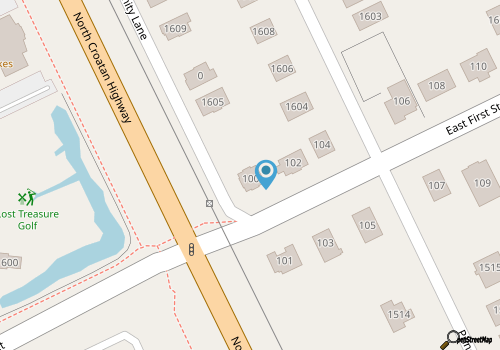 3 BUOYS, 1 GULL - 5-bedroom house within walking distance to beach access map location
