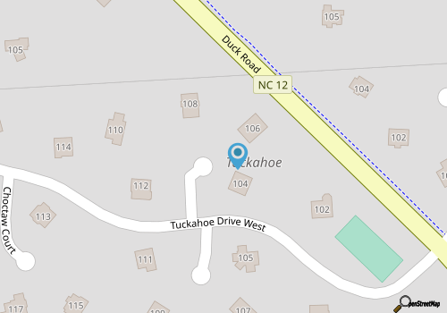 2150 A Spotted Duck * 4 Min Walk to Beach map location