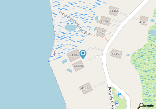 Waterfront home with amazing sound view, private pool, hot tub, & game room map location