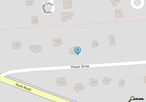 5 BR Oceanside Home in Duck - Short Walk to Shops & Restaurants map location