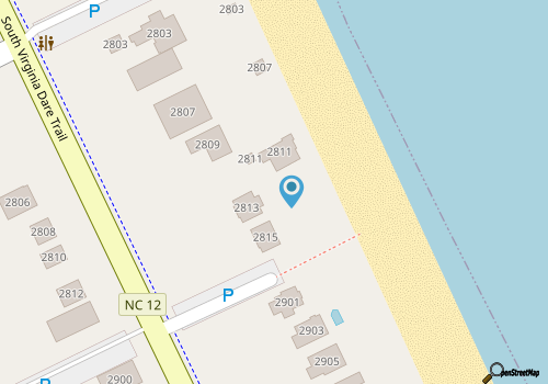 Nags Header | Oceanfront | Nags Head | Sleeps 12 map location