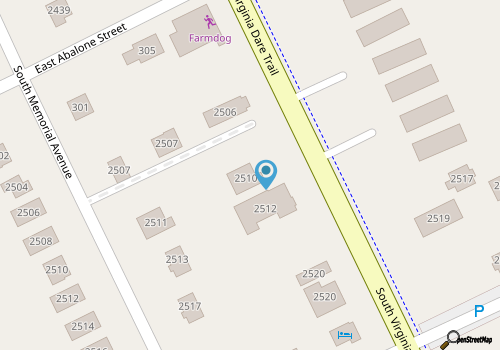 2510 Beach Rd, Semi-Oceanfront/Pool/Hot Tub map location