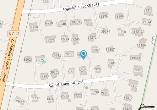 Ocean view home 3 lots from the beach with decks & fast WiFi - 2 dogs welcome map location