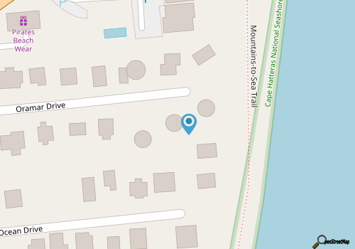 Beach Break Cottage- Excellent Ocean Views- Steps to Beach- Community Pool map location