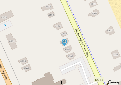 K0141 Jockey's Ridge Haven. Semi-Oceanfront, Pool, Cabana, Hot Tub! map location