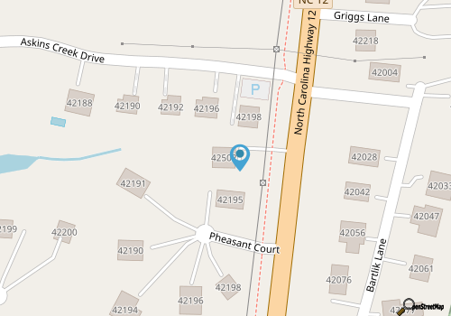 Comfortable & convenient home between beach & sound with pool, balconies & AC map location