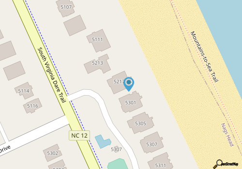 5576- Tis the SeaSun.  Spacious 4BR home in Nags Head, perfect for 10 guests. map location