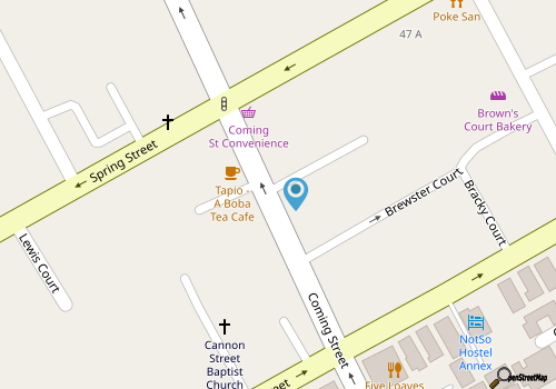 Welcome to The Crystal Palace — Perfect Blend of Downtown Luxury & Beach Retreat map location