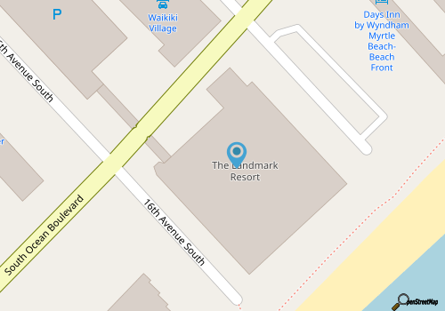 New Landmark Resort Direct Oceanfront, High Floor! map location