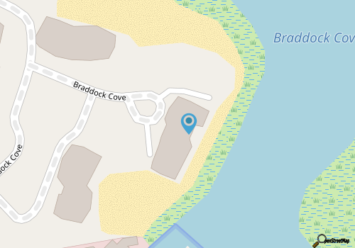 Bay-view condo with balcony, AC, & W/D - walk to beach map location