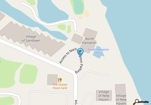 OCEAN FRONT GOLF COURSE CONDO map location