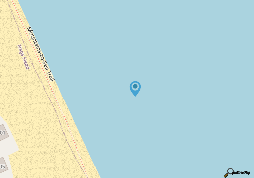 'Loophole' + Oceanfront + Historic Cottage + Nags Head NC map location