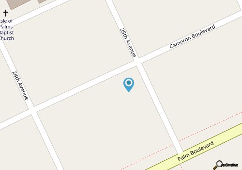 Swim Spa, Tiki Bar, Pet friendly, Fenced yard, 3 min walk to beach - The Blue House map location