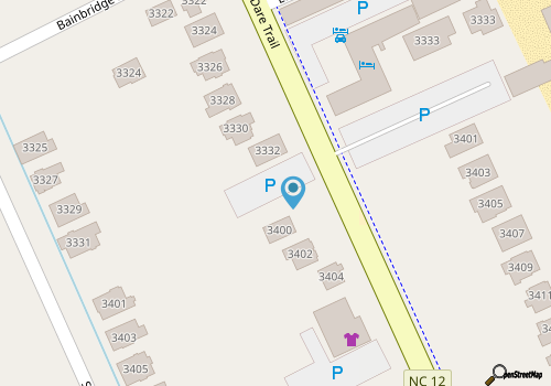 Semi-oceanfront Nags Head home | Sleeps 15! map location