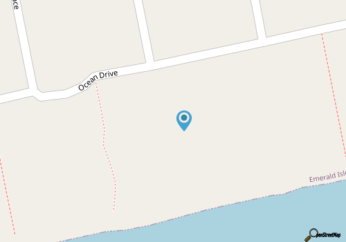 Oceanfront duplex with beautiful sunset views map location
