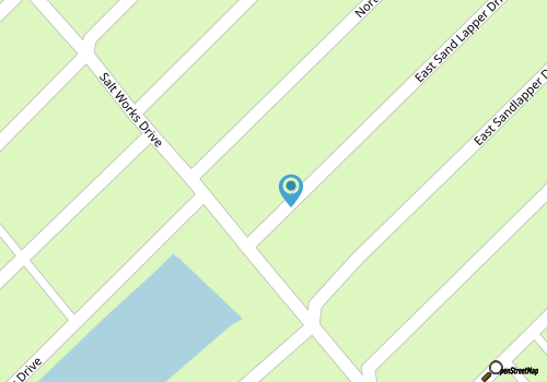 Bright Ocean Lakes Beach House w/ Golf Cart, Deck & Pools map location