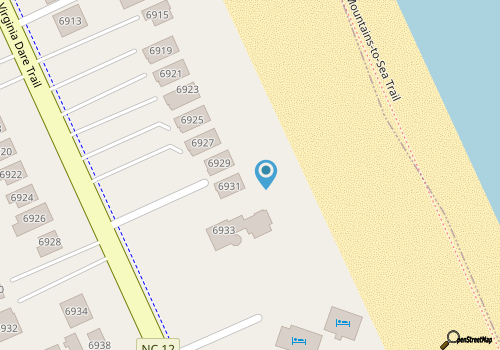 Sweet Isabel | Oceanfront | Private Pool, Hot Tub | Nags Head map location