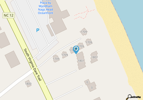 Perfect 2 bedroom bungalow steps from the beach! Semi-oceanfront in KDH. map location