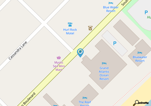 THE TRIPLE GRANDE BEACH RESORT map location