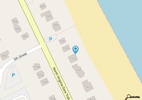 Lovelady -- Pet Friendly Oceanfront with Hot Tub map location