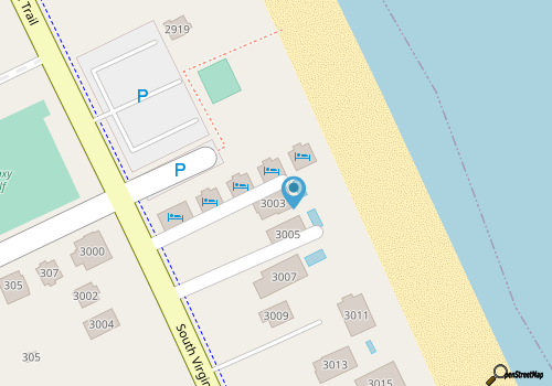 K1103 All is Well by the Sea - Oceanfront in the Heart of Nags Head! map location