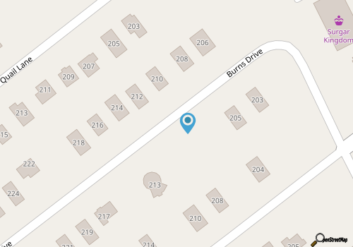 Rancho Relaxo-3BR+Bunk Area, 7 min Walk to Beach, Shops, Food, Wi-Fi map location
