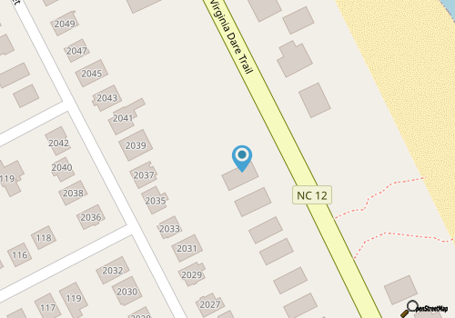 BRAND NEW Luxury Semi-Oceanfront in Kill Devil Hills DevOcean map location