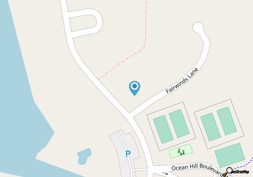 Beautiful N.C. Outer Banks Beach House in resort community with full ammenities map location