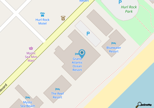 Grand Atlantic 1407- OF 4BR- Indoor/Outdoor Pools map location