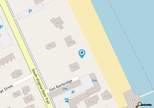 Spacious Oceanfront Nags Head Home with Private Pool! map location