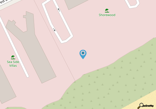 Updated beach gem with ocean views, pool, hot tub, & tennis - snowbird-friendly map location