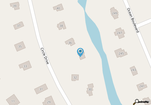 ???? Secluded, Pondfront,Oceanside 5BR home in Southern Shores - Dogs Allowed map location